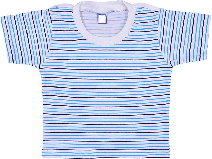 Boys Cotton Cartoon Tshirt and Dungaree Set