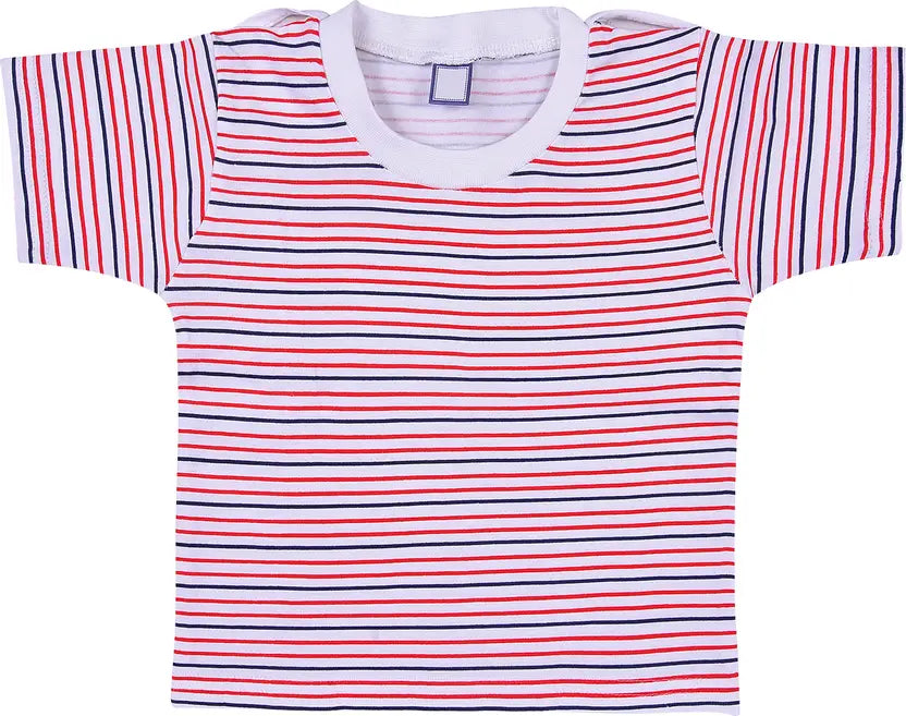 Boys Cotton Cartoon Tshirt and Dungaree Set