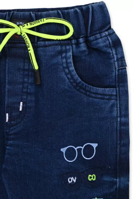 Buy Baby Boys Jeans Online | Boys Mid-Rise Printed Jeans