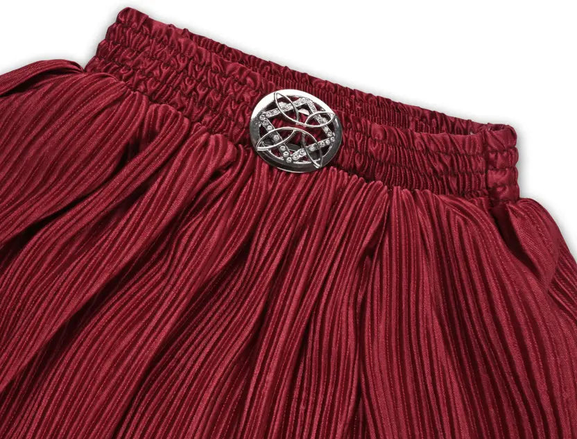 Girls Pleated Style Mini Skirt