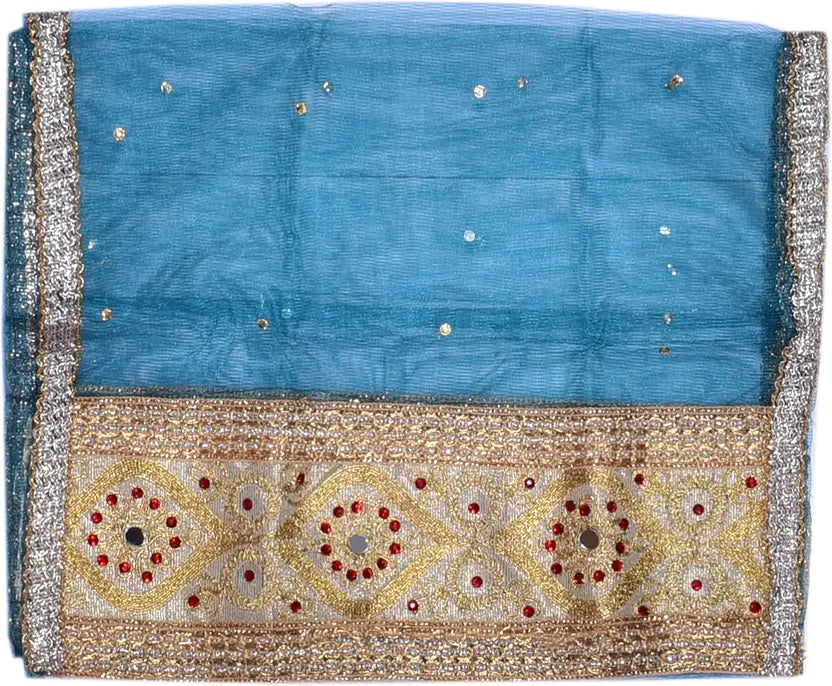 Girls Ethnic Wear Embroidered Ghagra Choli Dupatta Set