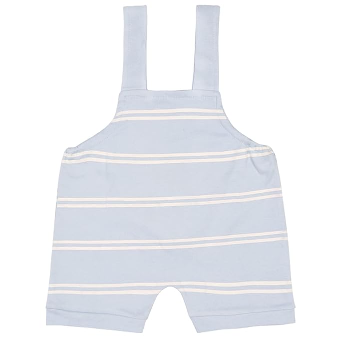Boys Star Printed Cotton Dungaree Set