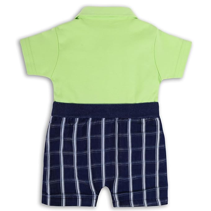 Boys Patch work T- Shirt And Dungaree