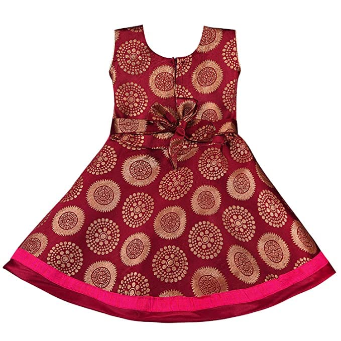 Girls Embroidered Ethnic Dress