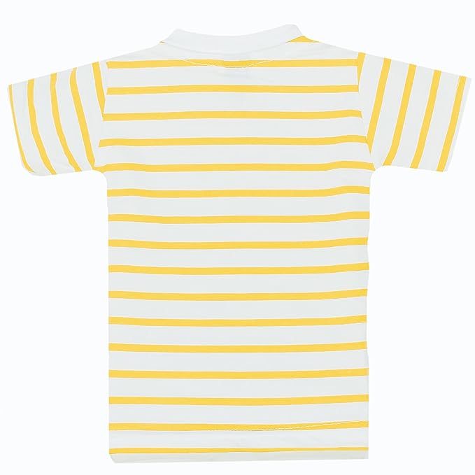 Boys Striped T-shirt and Dungaree Clothing Set
