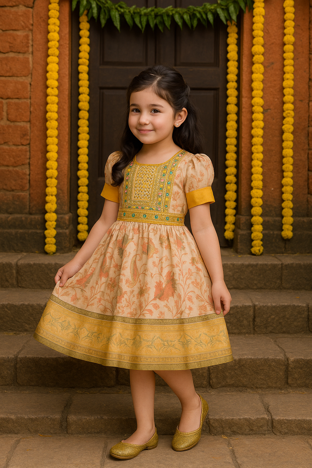 Buy Baby Girls Navratri & Diwali Dresses | Girls Ethnic Festive Frocks Online