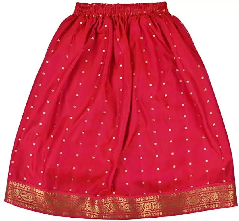 Buy Premium Baby Girls Ethnic Silk Pattu Pavadai Dress Online