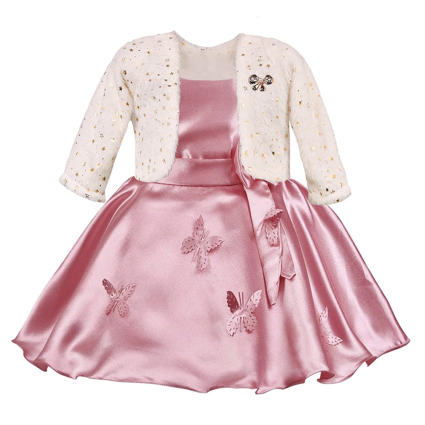 Premium Baby Girls Birthday Dresses Online | Girls Knee-Length Dress