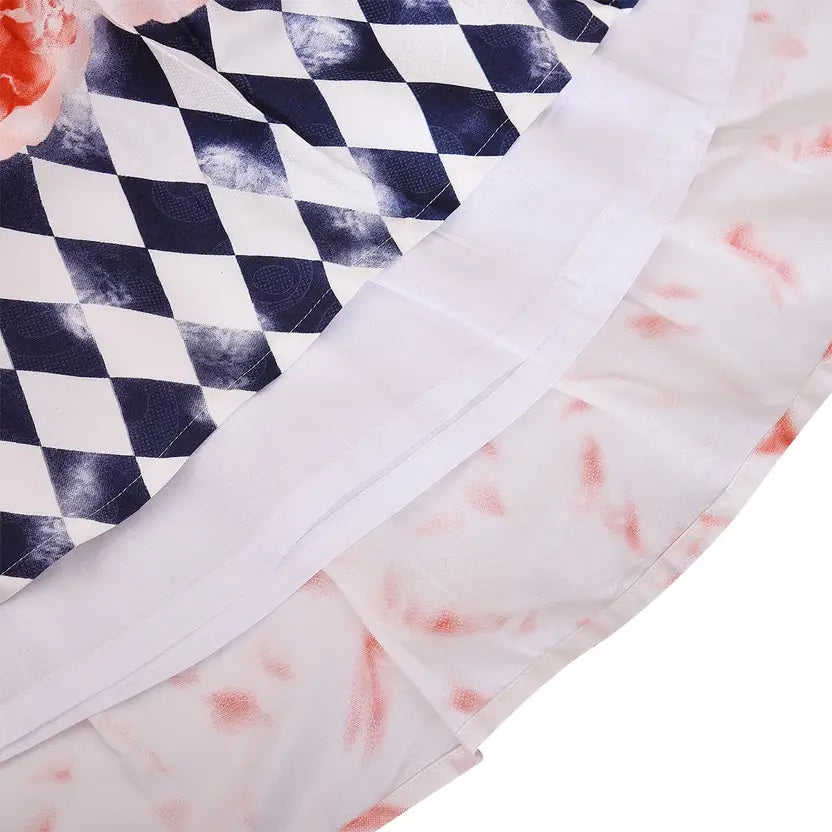 Girls Printed Cotton Summer Casual Dress