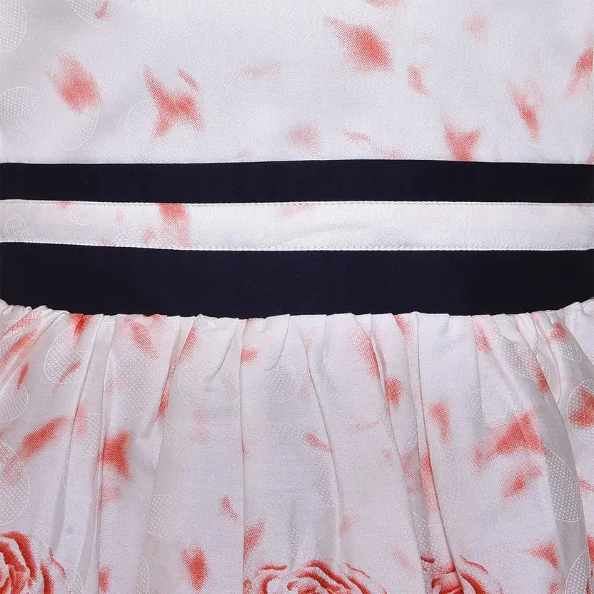 Girls Printed Cotton Summer Casual Dress