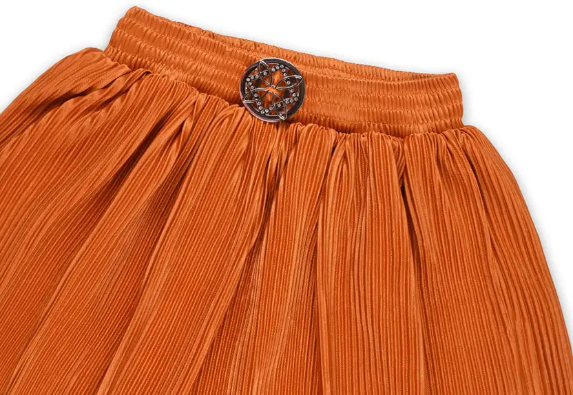 Girls Pleated Style Mini Skirt