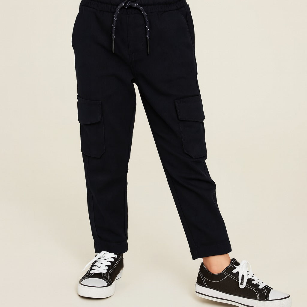 Boys Solid Regular Fit Jeans