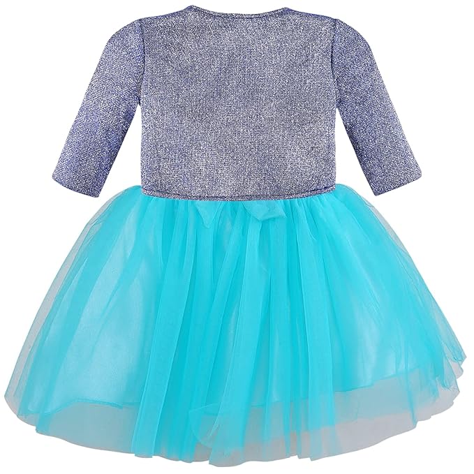 Wish Karo baby girls partywear frocks dress for girls fe3132bluJKTBLUL