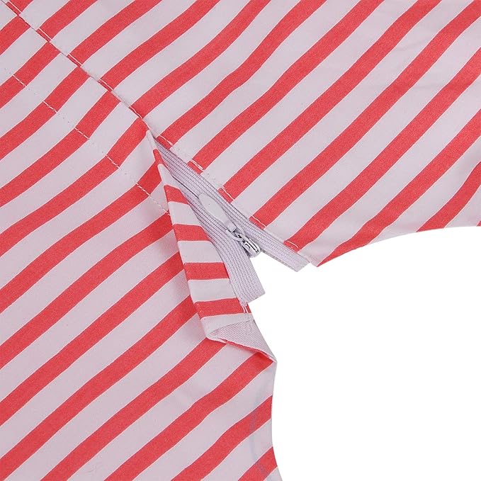 Girls Cotton Striped Casual Dress