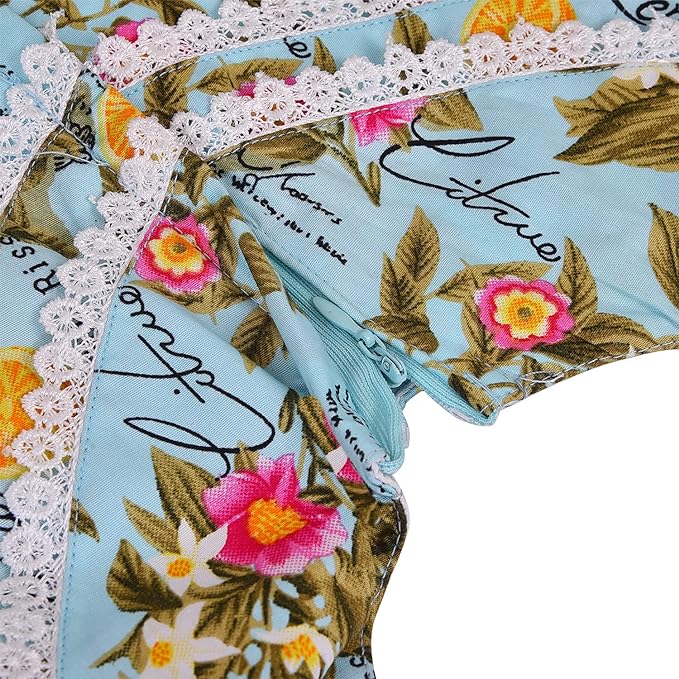 Buy Premium Blue Baby Girls Cotton Summer Dress Online