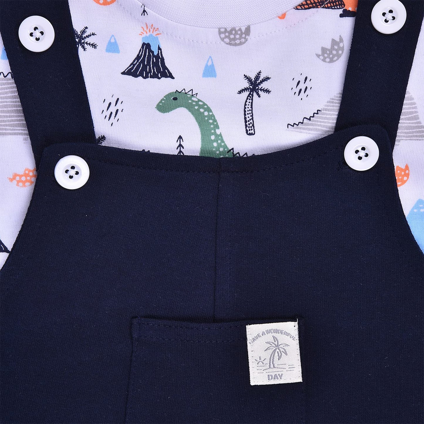 Baby Boys T-shirt and Dungaree
