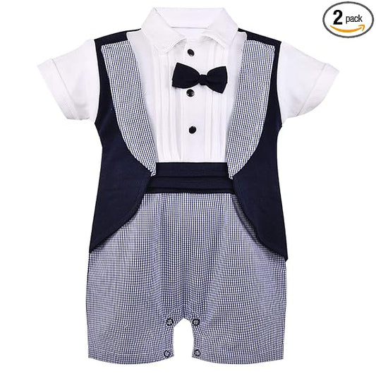 Unisex Clothing Sets With Bow Tie