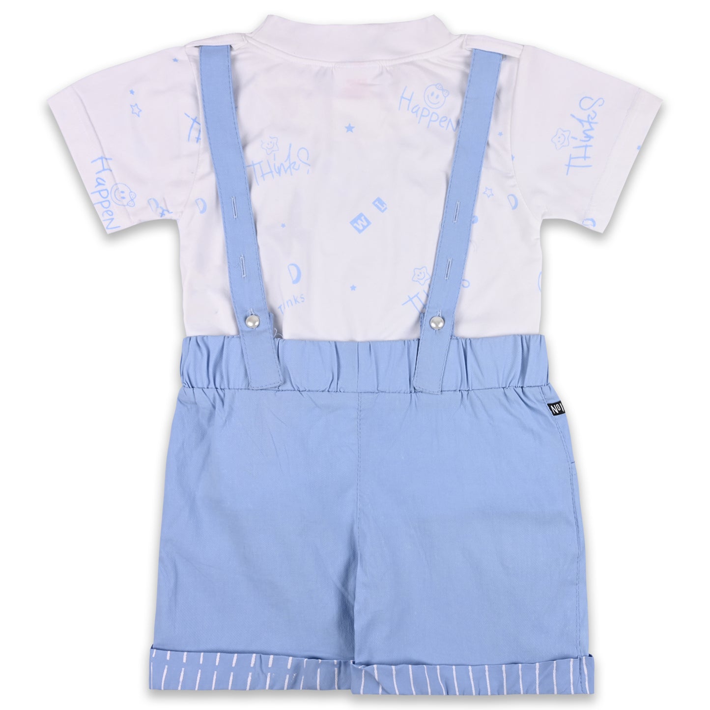 Girls Patch Work Dungaree Dress