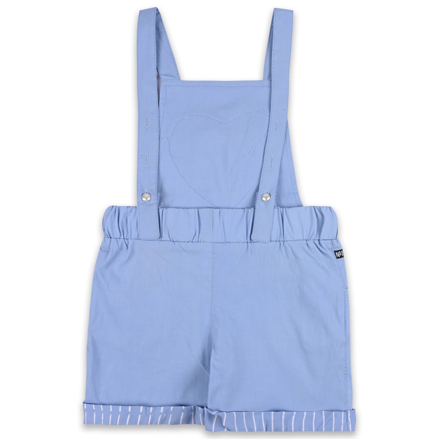 Girls Patch Work Dungaree Dress