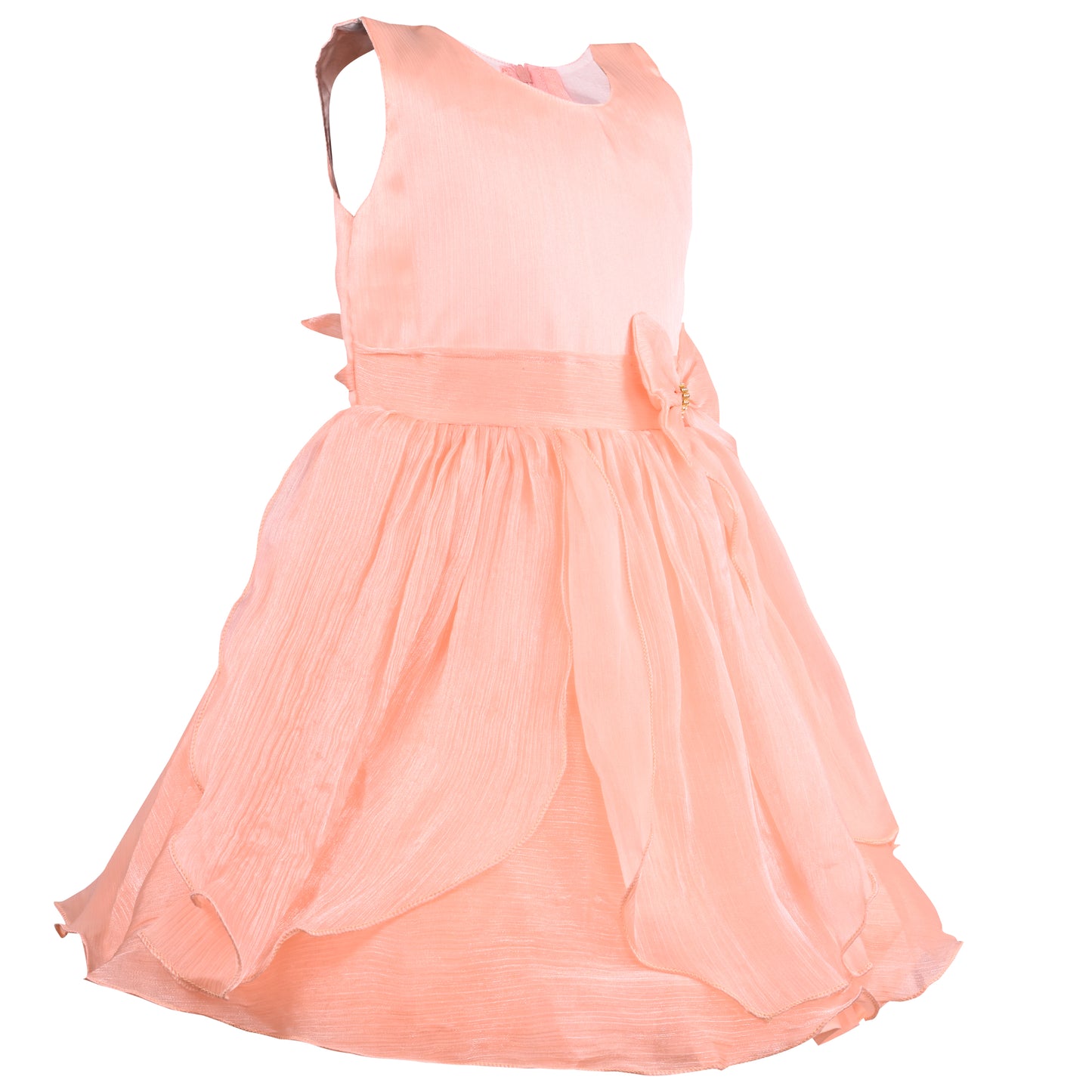 Baby Girls Elegance in Peach/Perfect Party Dress