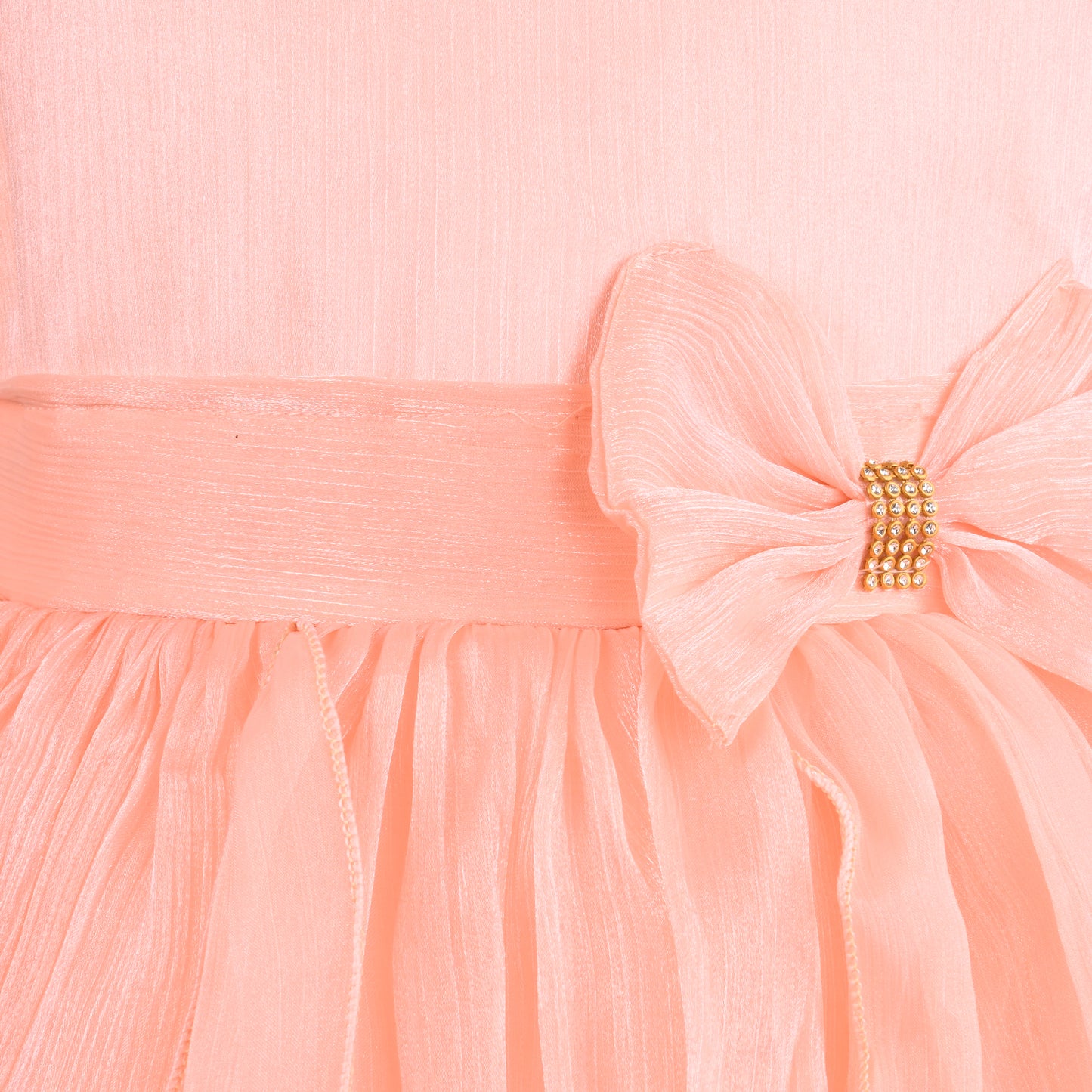 Baby Girls Elegance in Peach/Perfect Party Dress