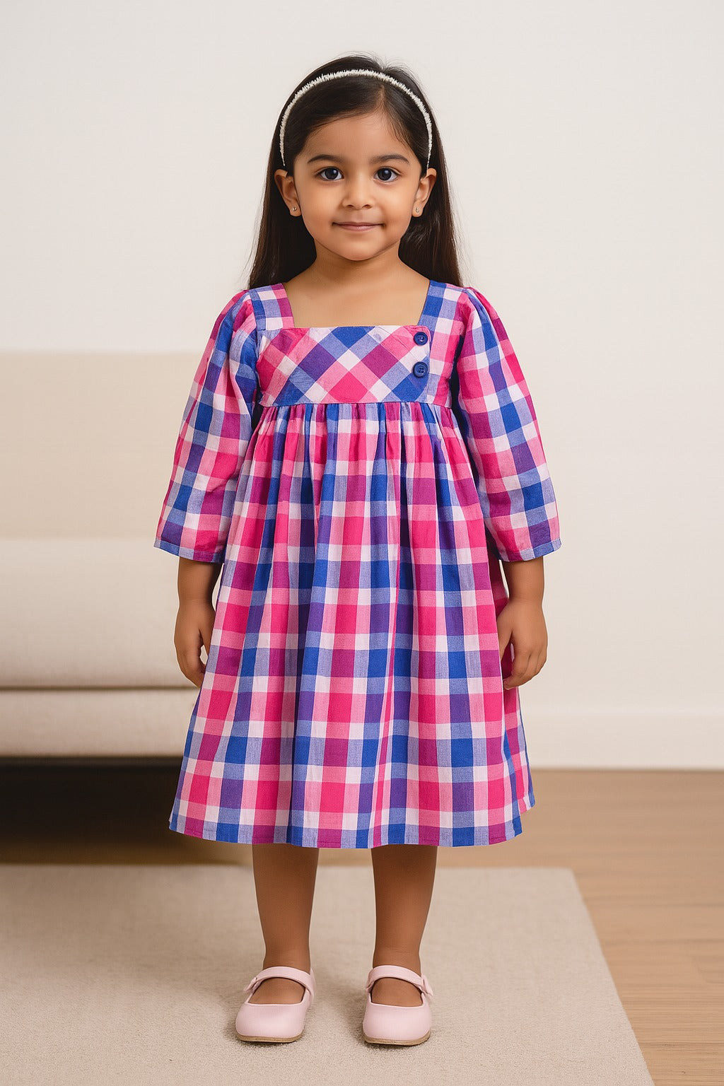 Baby Girls Summer Frocks Dress-(ctn352 )
