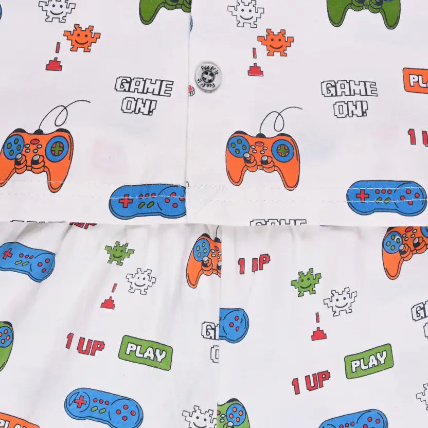 Boys Cartoon Printed Nightsuit Set