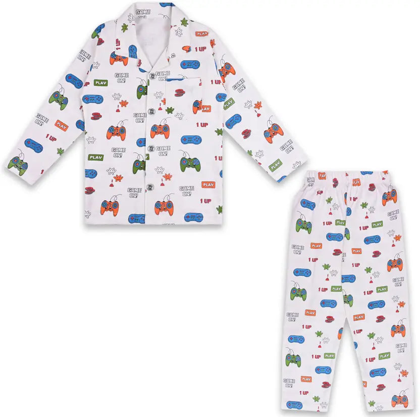Boys Cartoon Printed Nightsuit Set