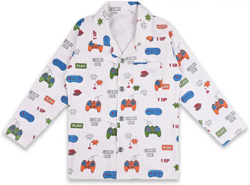 Boys Cartoon Printed Nightsuit Set