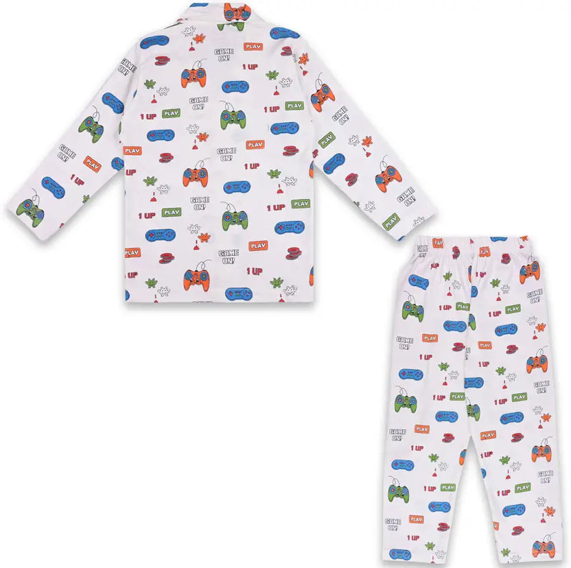 Boys Cartoon Printed Nightsuit Set