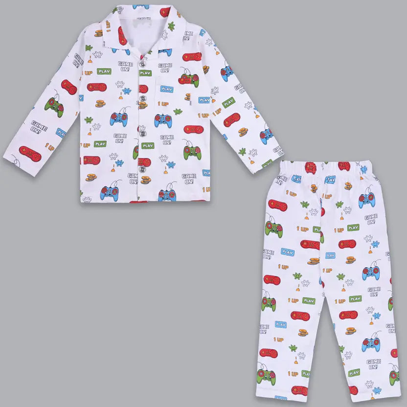 Boys Cartoon Printed Nightsuit Set