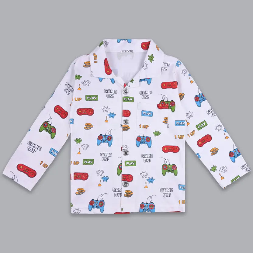 Boys Cartoon Printed Nightsuit Set