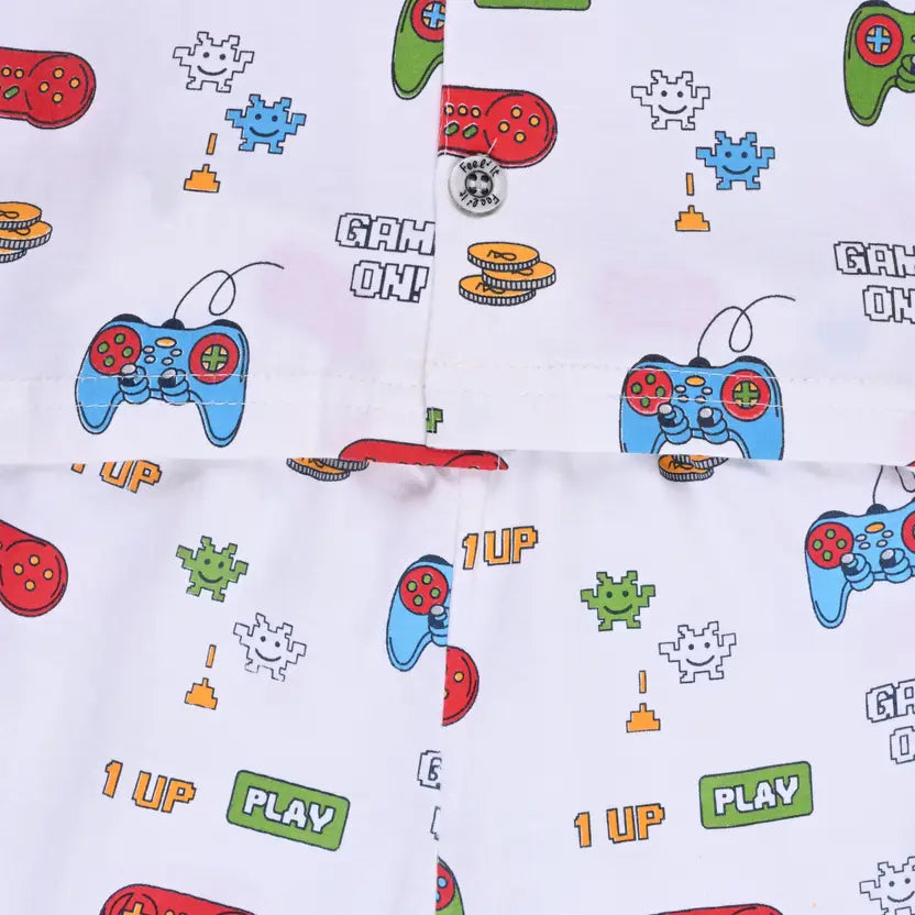Boys Cartoon Printed Nightsuit Set