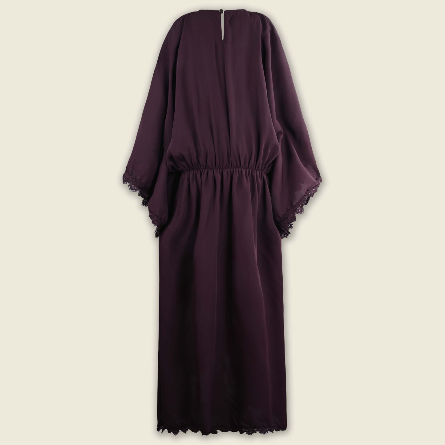 Girls Kaftan Style Casual Dress with Lace Embellishment fe3474