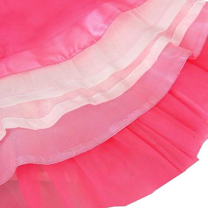 Girls Halter Neck Embellished Fit and Flare Dress