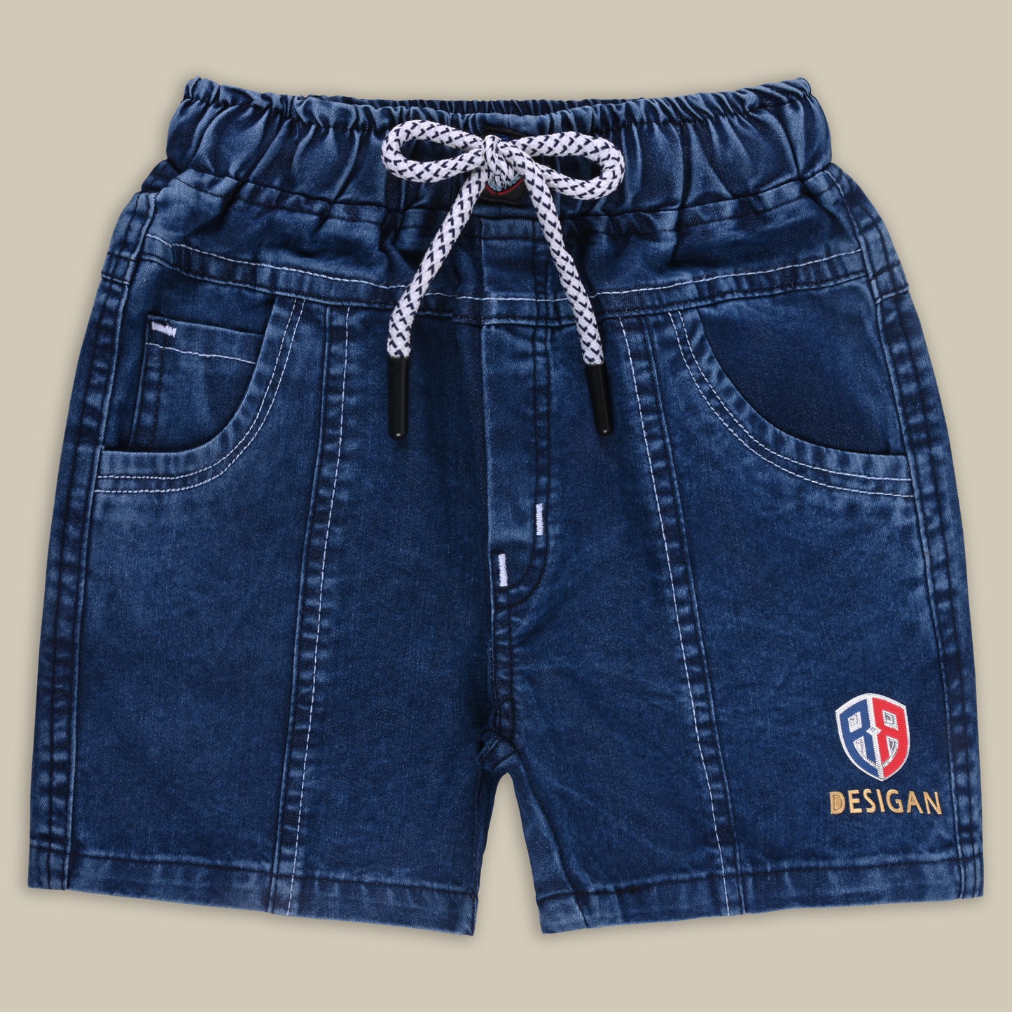 Boys Cotton Denim Summer Shorts Combo