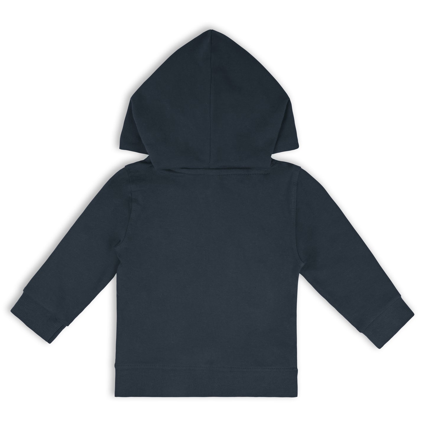 Wishkaro Unisex Cotton Applique Full Sleeve Hooded Sweatshirt-T302dgry