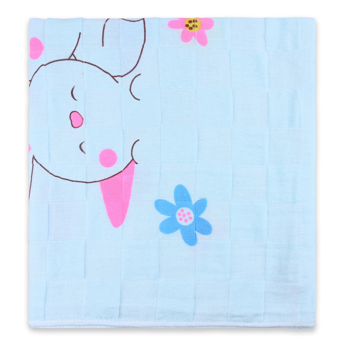Kids Blue Cotton Baby Towels