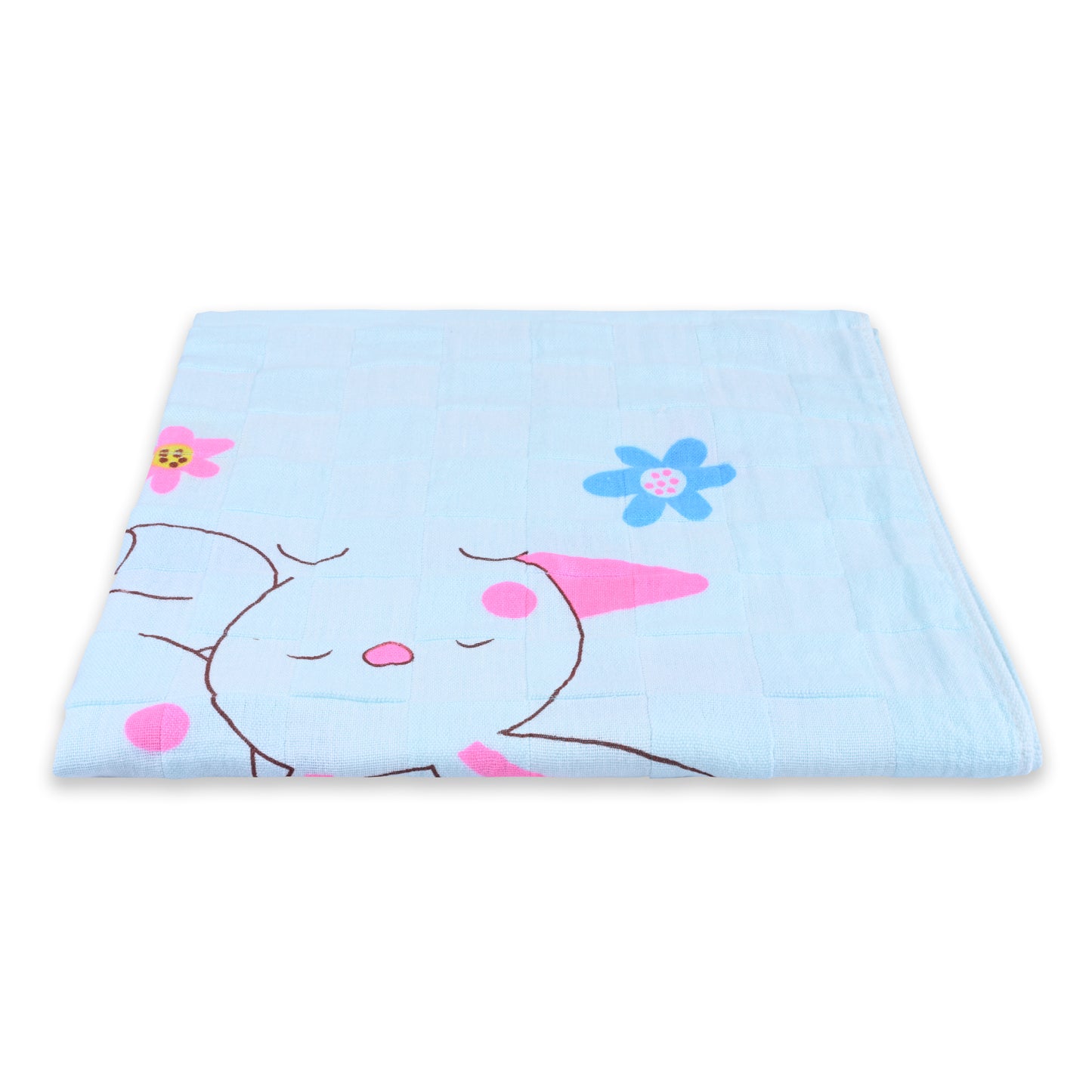 Kids Blue Cotton Baby Towels