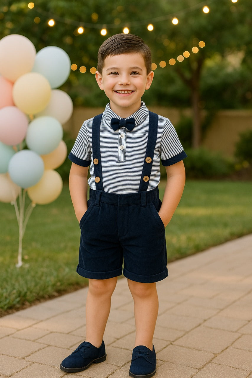 Wish Karo Baby Boys Dungaree Dress For Boys-(bt103nb)