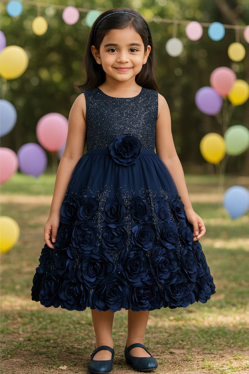 Wish Karo baby girls partywear frocks dress for girls