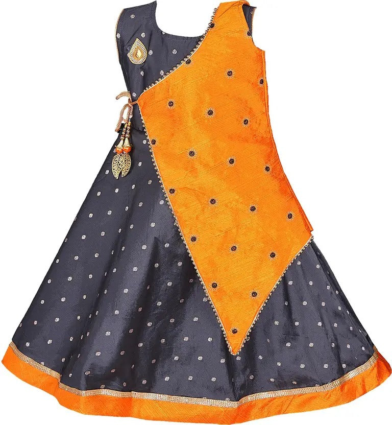Girls Party Wear Long Dress Birthday Gown for Girls LF154y