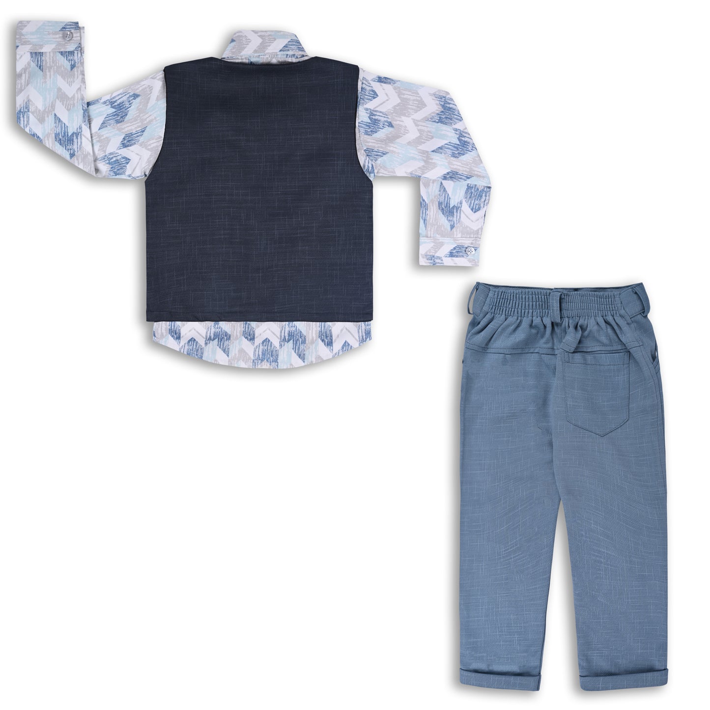 Boys Shirt With Waistcoat And Pant