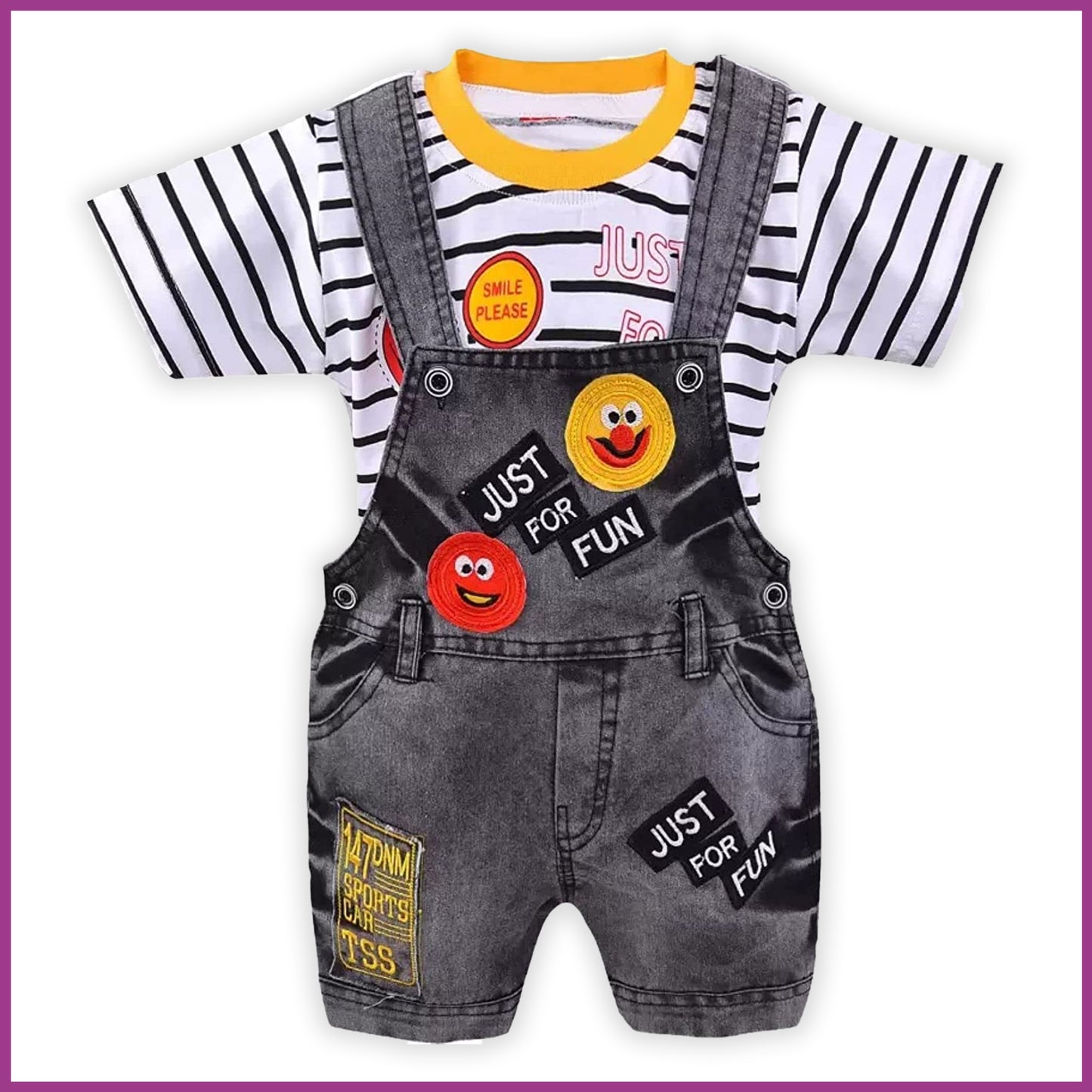 Unisex Baby Boys & Girls Dungaree Dress