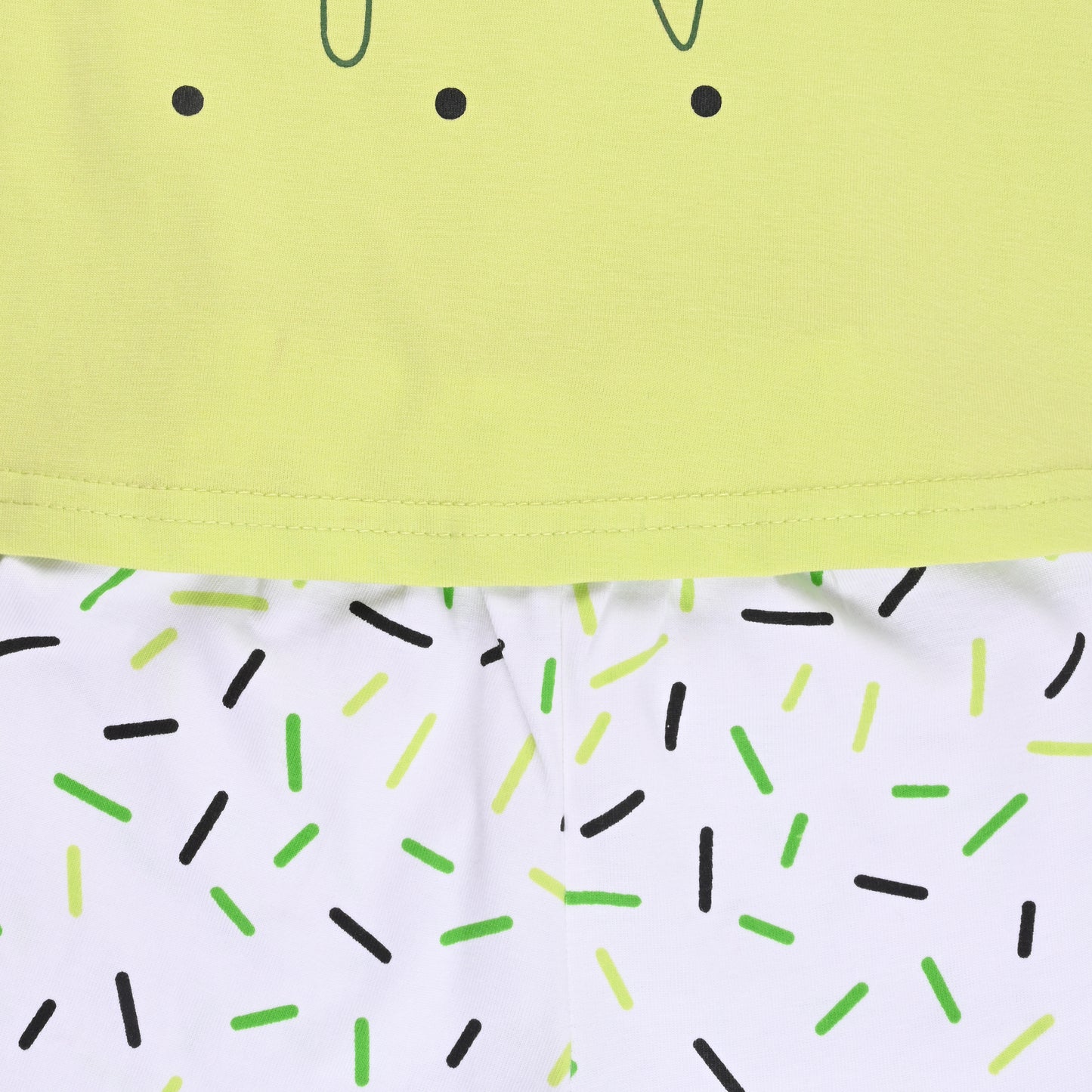 Girls Printed Cotton Top and Pant Clothing Set