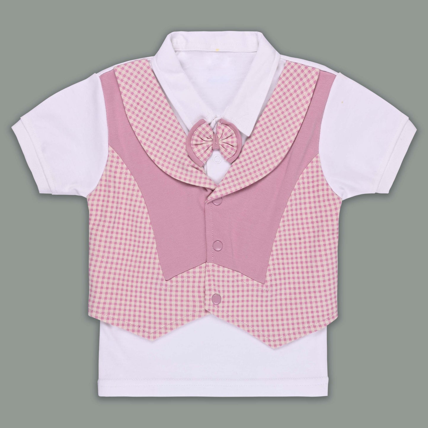 Boys Cotton T-shirt and Shorts Partywear Set bt826