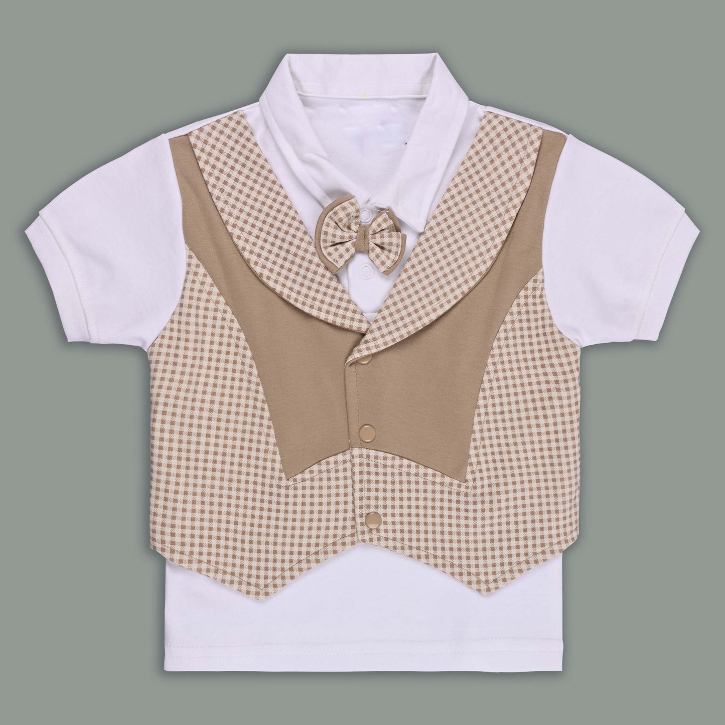 Boys Cotton T-shirt and Shorts Partywear Set bt826