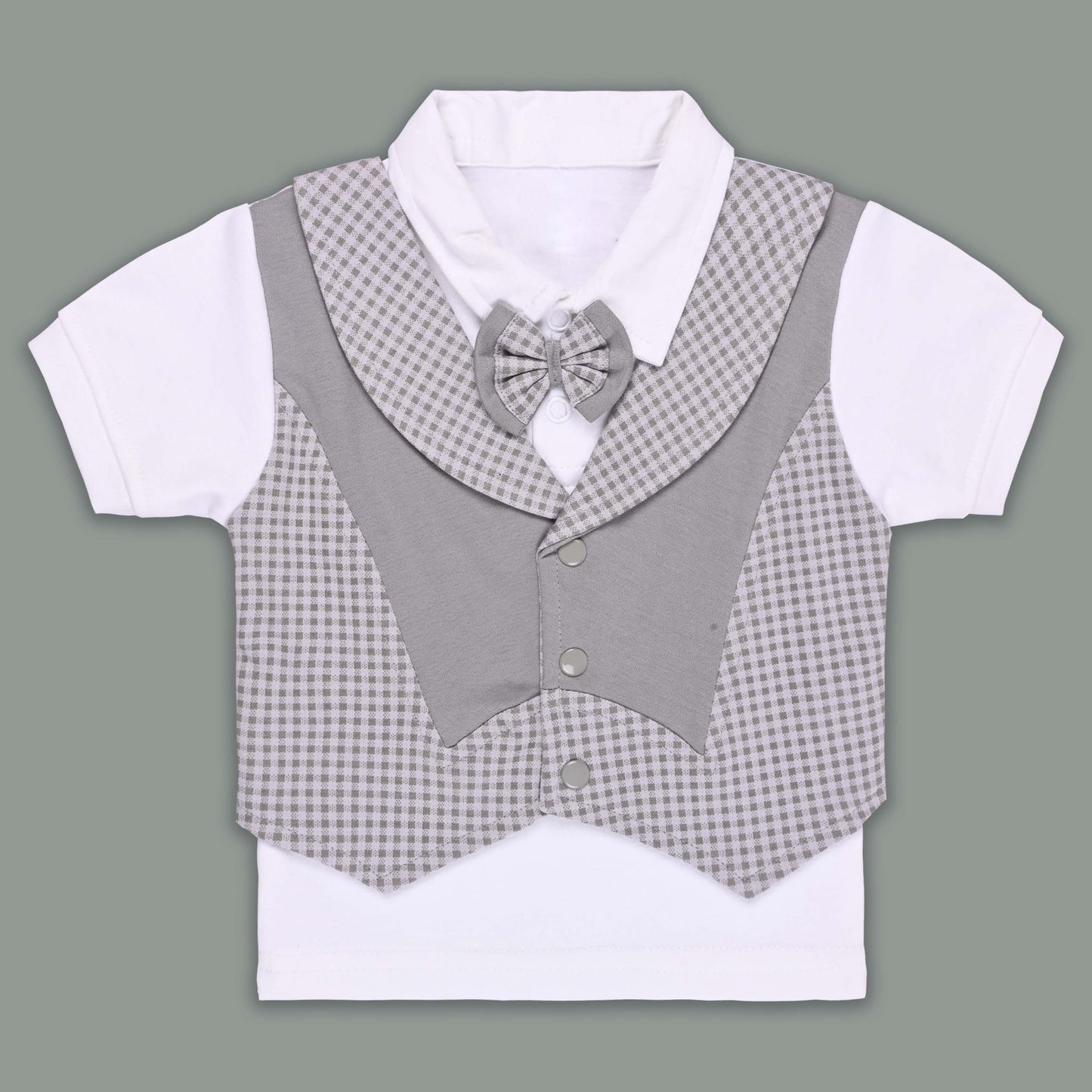 Boys Cotton T-shirt and Shorts Partywear Set bt826