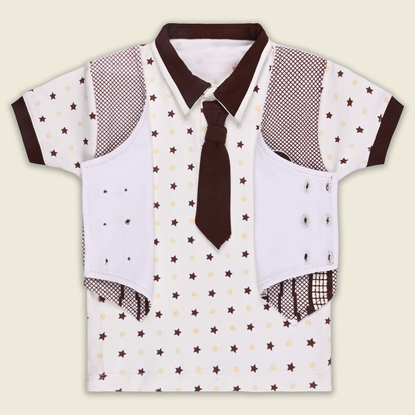 Boys Cotton T-shirt and Shorts Partywear Set bt828