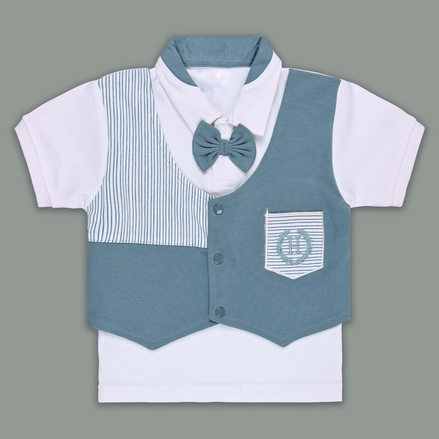 Boys Cotton T-shirt and Shorts Partywear Set bt830